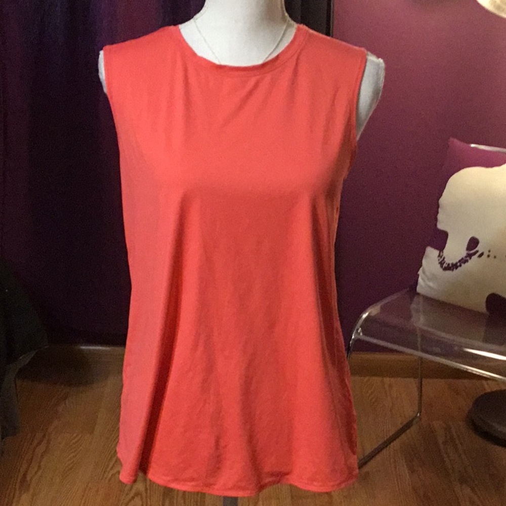 Athleta sleeveless top, sz M, coral